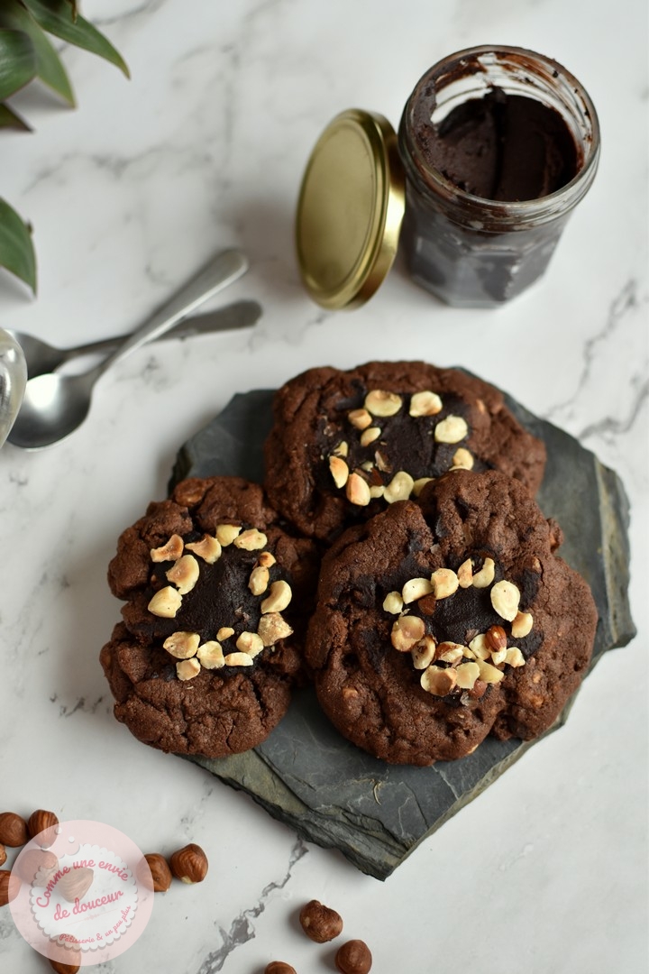 Cookies chocolat noisette