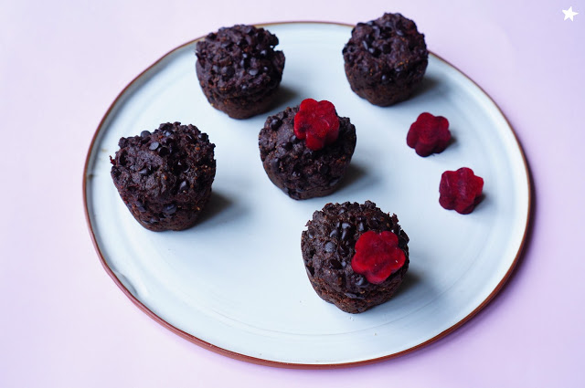 Muffins betterave-chocolat à la vapeur (sans gluten, vegan)